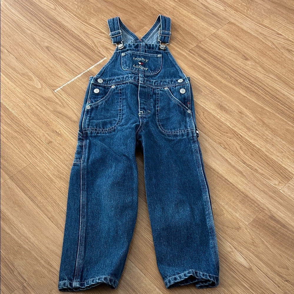 Tommy Hilfiger Classic Blue Denim Overalls